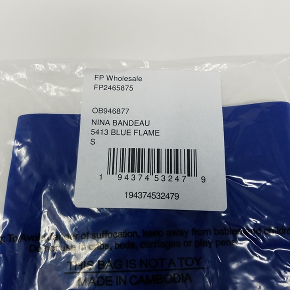 Free People Nina Blue Flame Bandeau - Picture 5 of 6